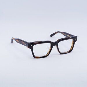 Valentino V-ESSENTIAL I VLX-121B Eyeglasses Brown Swirl 51mm Square Frame